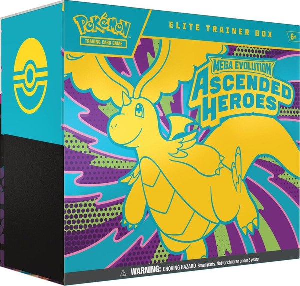 Pokemon Ascended Heroes Elite Trainer Box Factory Sealed