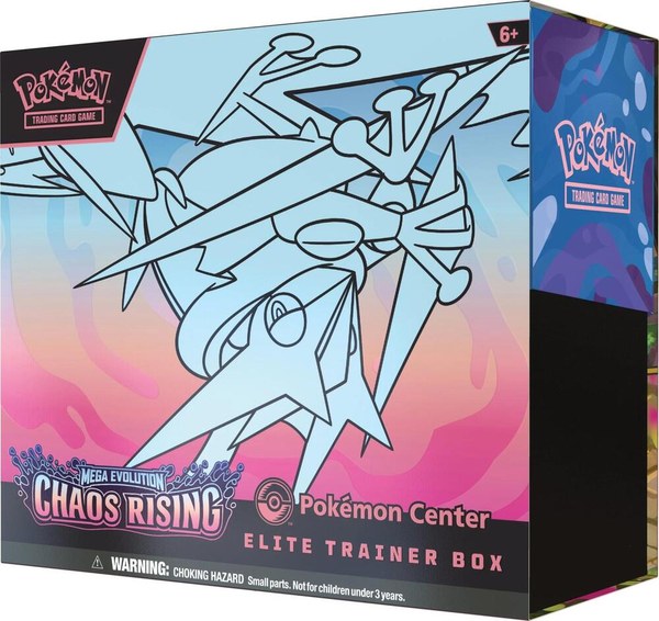 Pokemon Chaos Rising Pokemon Center Elite Trainer Box Factory Sealed