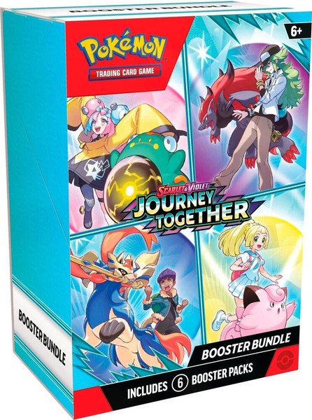 Pokemon Scarlet & Violet Journey Together Booster Bundle (6 Packs) Factory Sealed