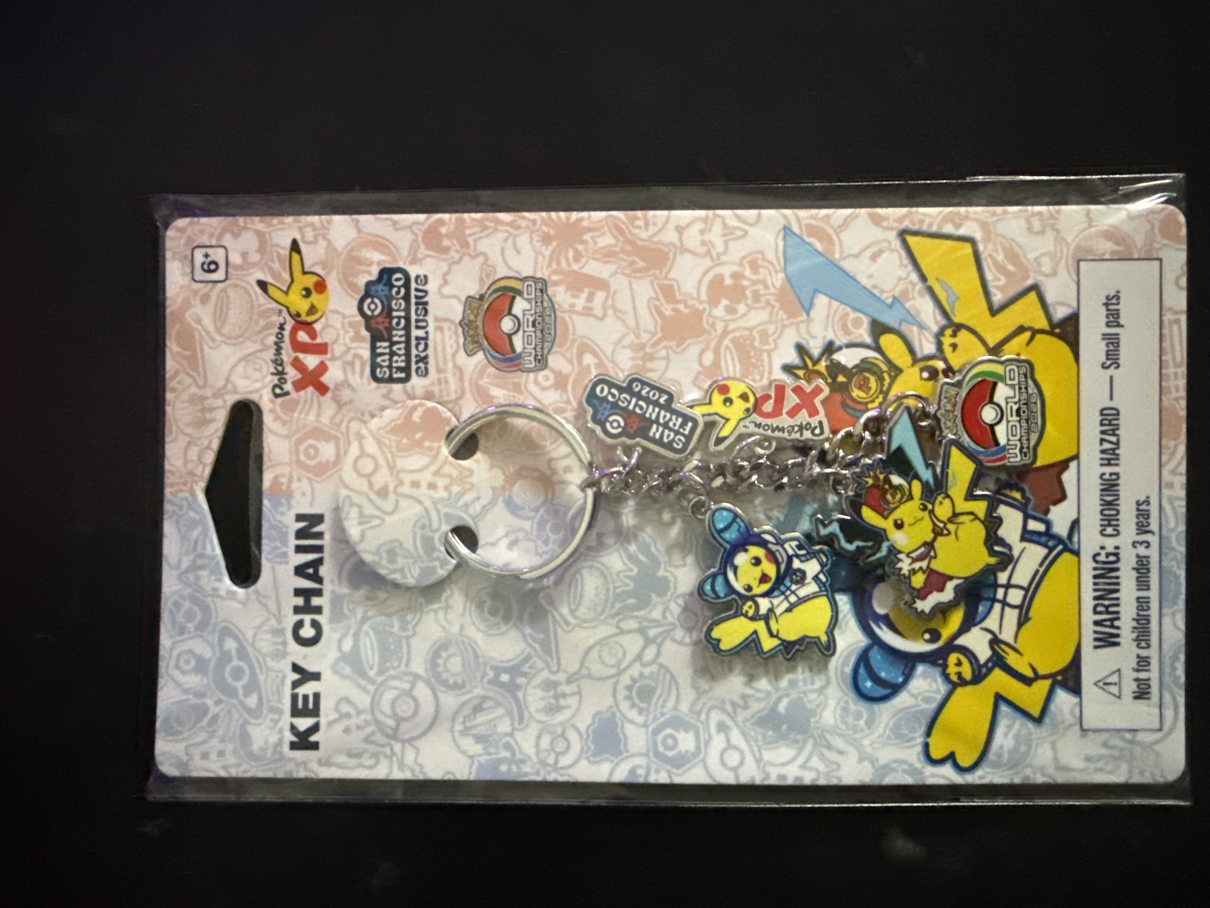 Pokemon 2026 World Championships Key Chain Factory Sealed