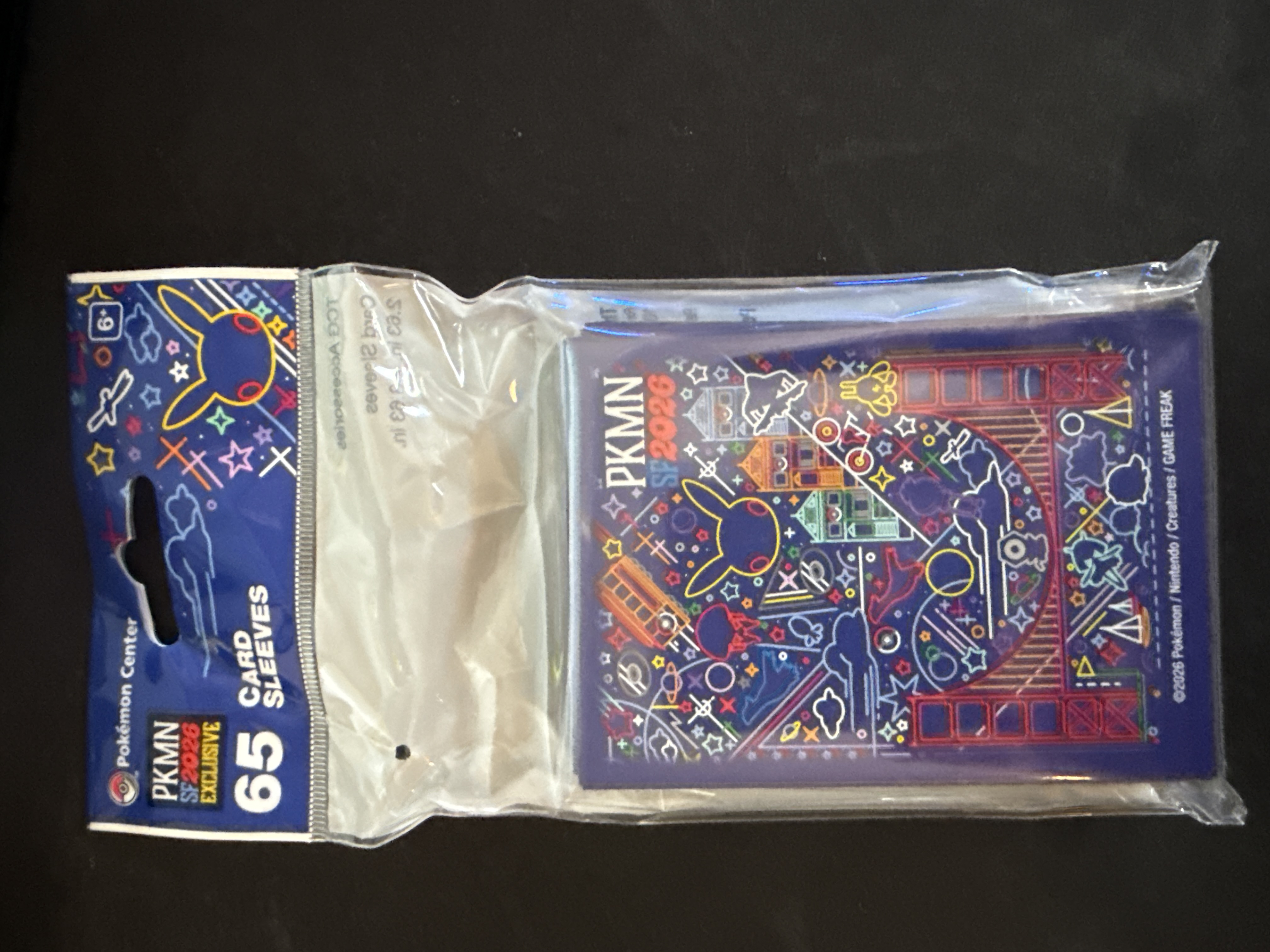 Pokemon 2026 World Championships San Francisco Card Sleeves Factory Sealed