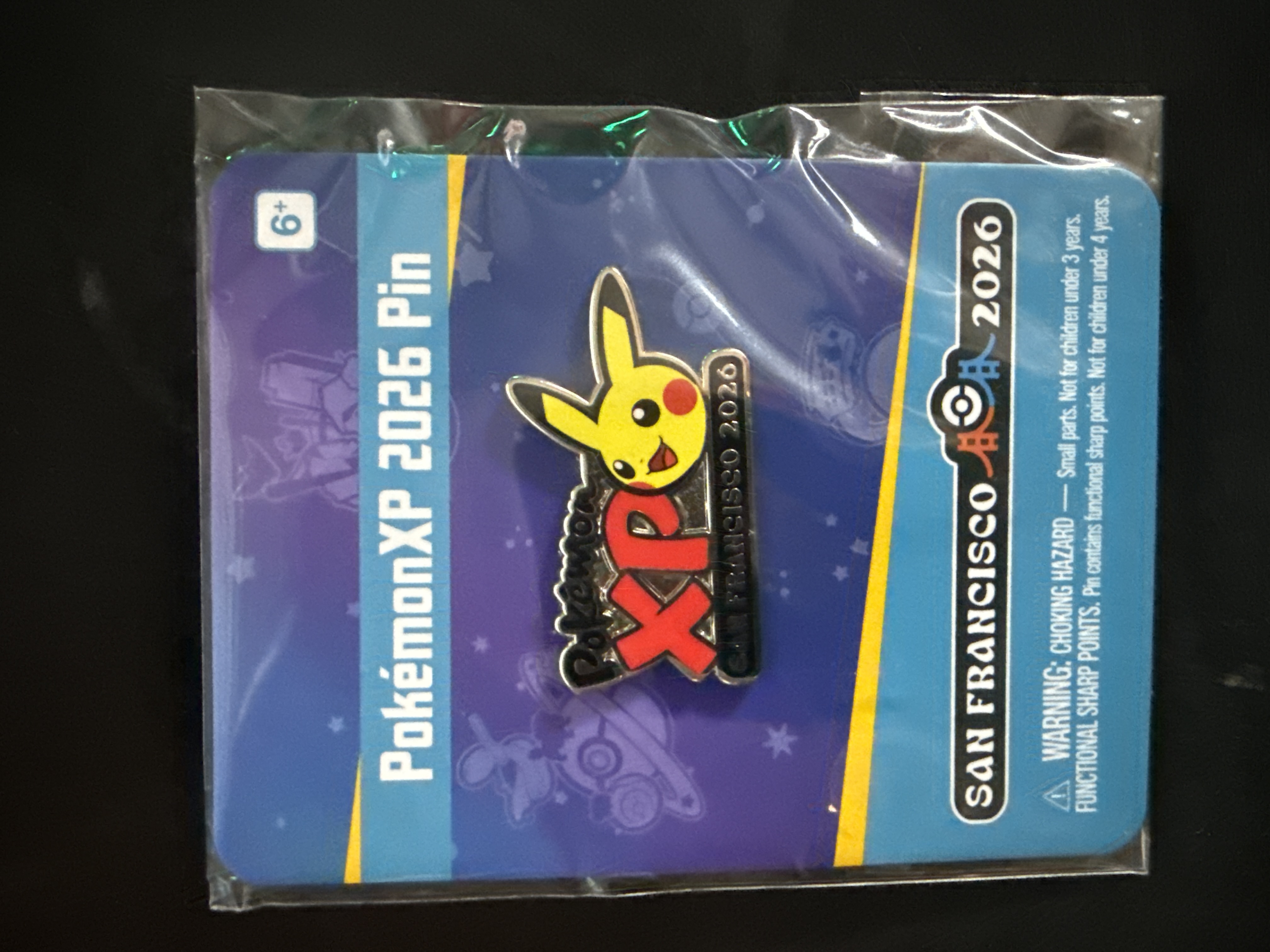 Pokemon 2026 World Championships PokemonXP Pin Factory Sealed