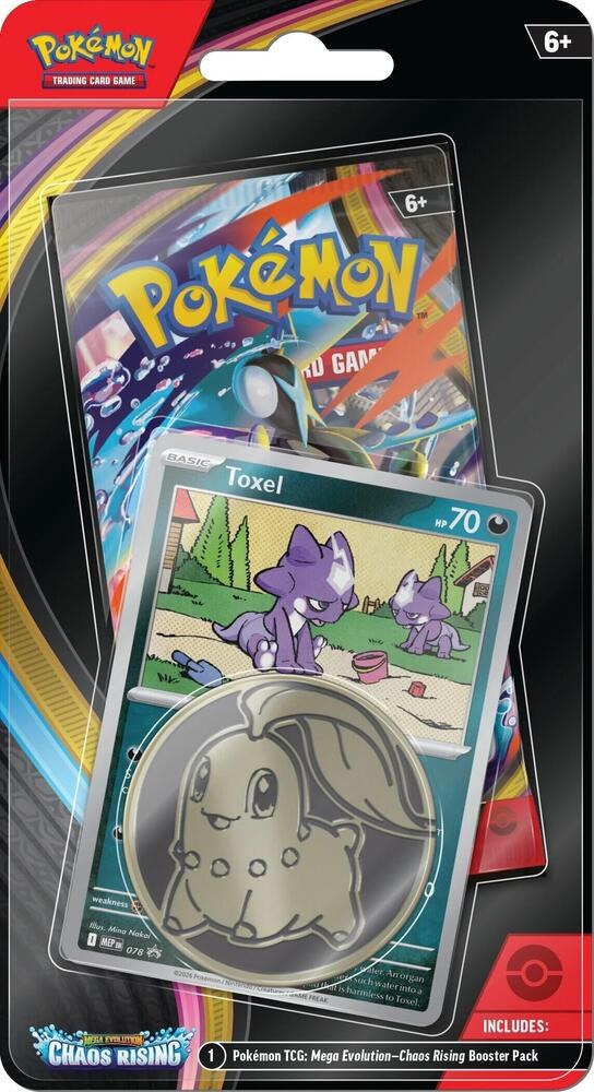 Pokemon Chaos Rising Single Pack Blister [Toxel] Factory Sealed