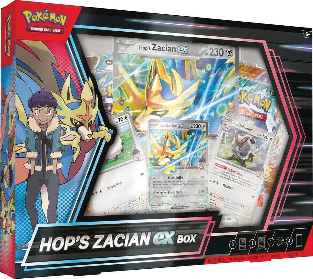 Pokemon Hop's Zacian ex Box - ATXoniqed TCG