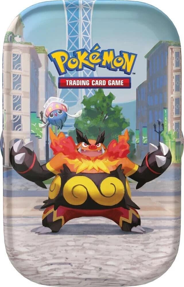 Pokemon Lumiose City Mini Tin [Emboar & Inkay] Factory Sealed