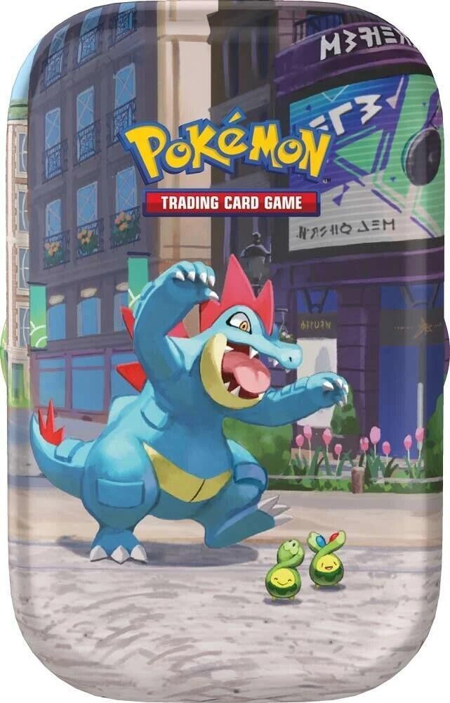 Pokemon Lumiose City Mini Tin [Feraligatr & Budew] Factory Sealed