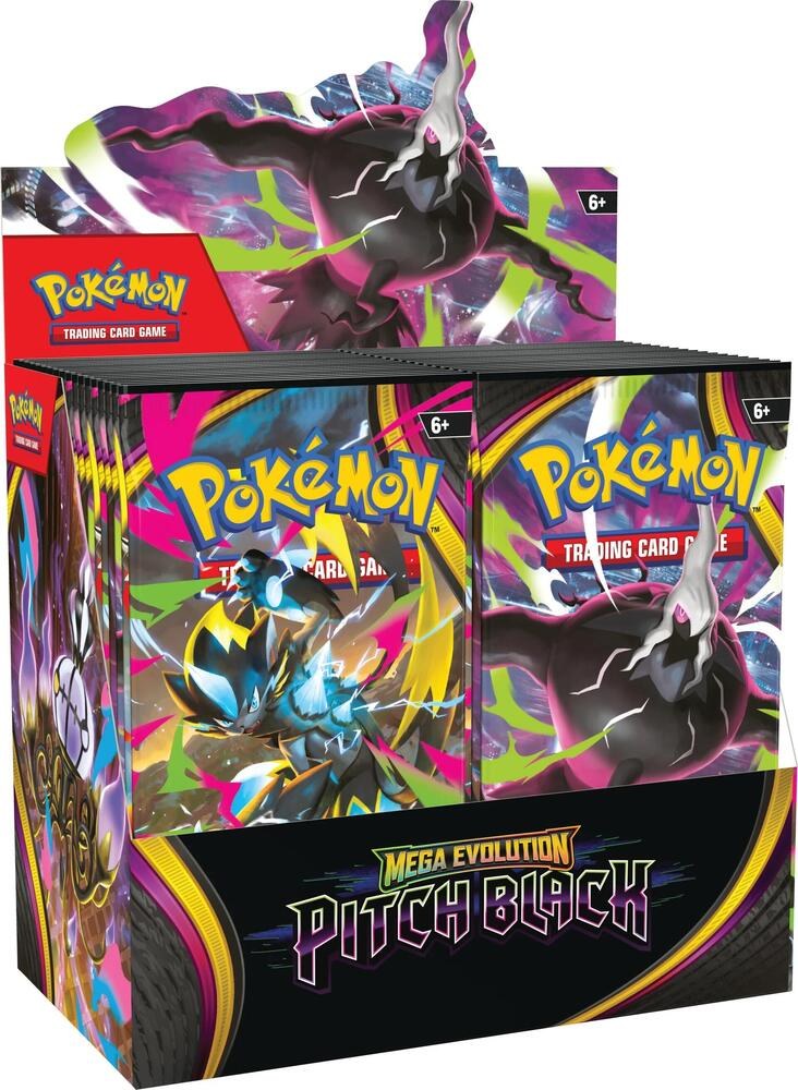Pokemon Mega Evolution Pitch Black Booster Display Box (36 Packs) Factory Sealed
