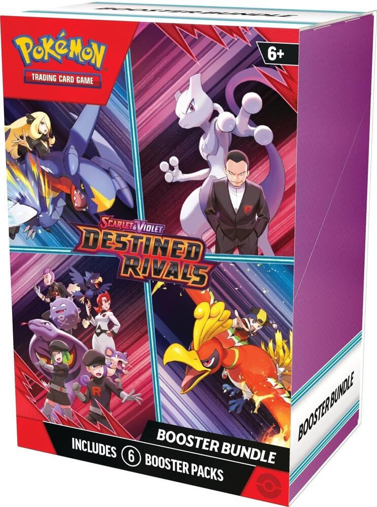 Pokemon Scarlet & Violet Destined Rivals Booster Bundle (6 Packs) Factory Sealed