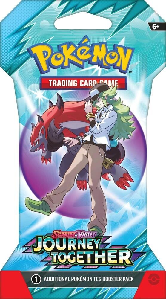 Pokemon Scarlet & Violet Journey Together Sleeved Booster Pack (10 Cards) Factory Sealed